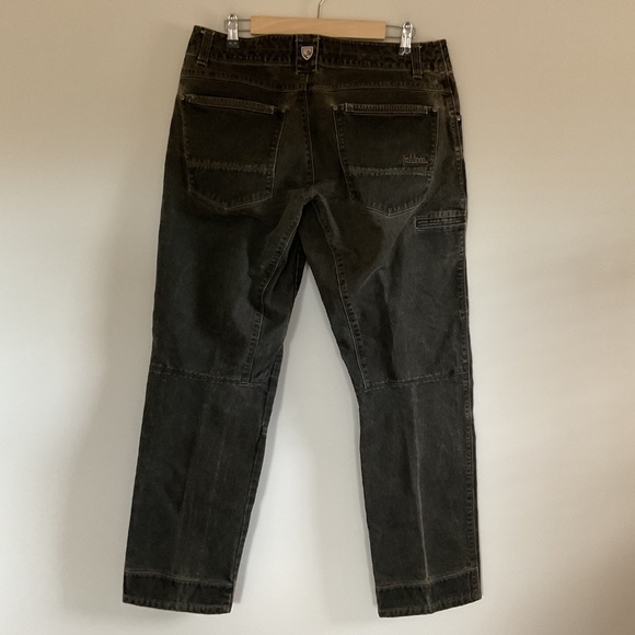 KUHL Ryder Vintage Patina Dye Pants Mens Sz 34x32 Black Outdoor Heavy Weight - Picture 4 of 14